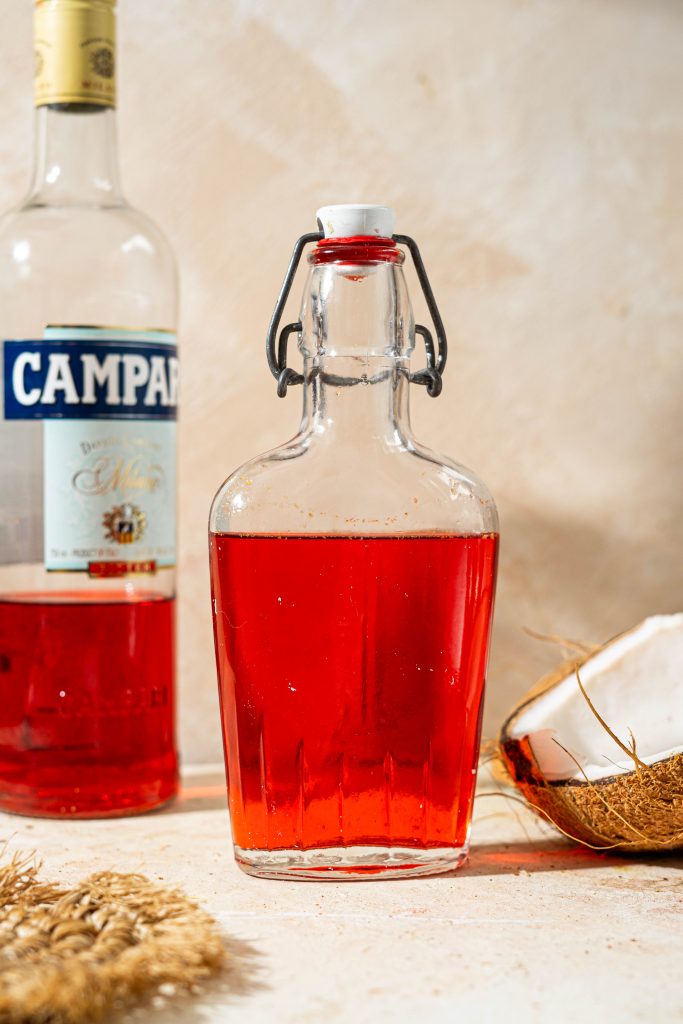 Fat-Washed Coconut Campari & How to Fat-Wash Sprits