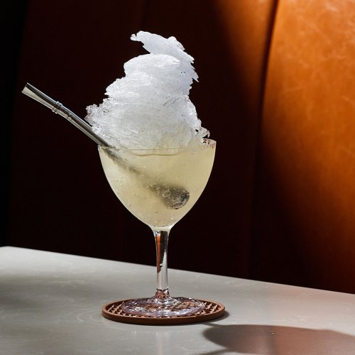 Find This French 75 Beneath A Pile Of Shaved Ice