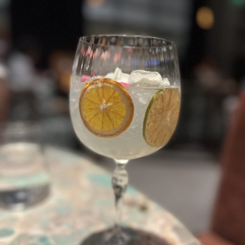 The Floral Gin & Tonic: Chayote Barrio Kitchen