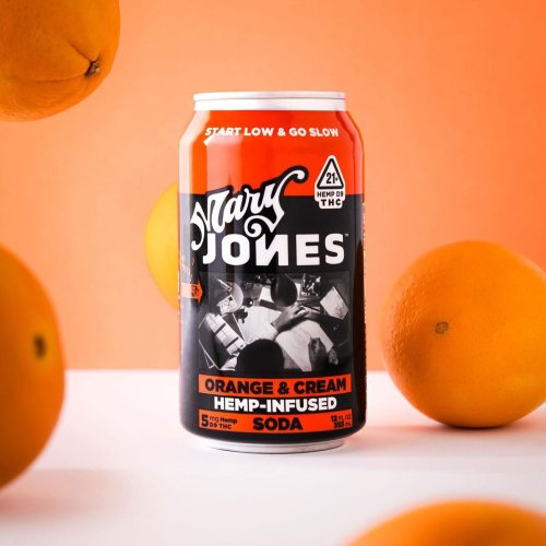 Drink Of The Week: Mary Jones Orange & Cream Hemp Infused Soda